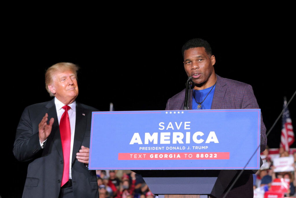 Failed Senate Candidate Herschel Walker Mistakingly Calls Donald Trump His Son’s Name