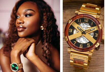 Shanayla Sweat, a young Black woman, departed from her role at Microsoft to establish ‘A Few Wood Men’ watch company