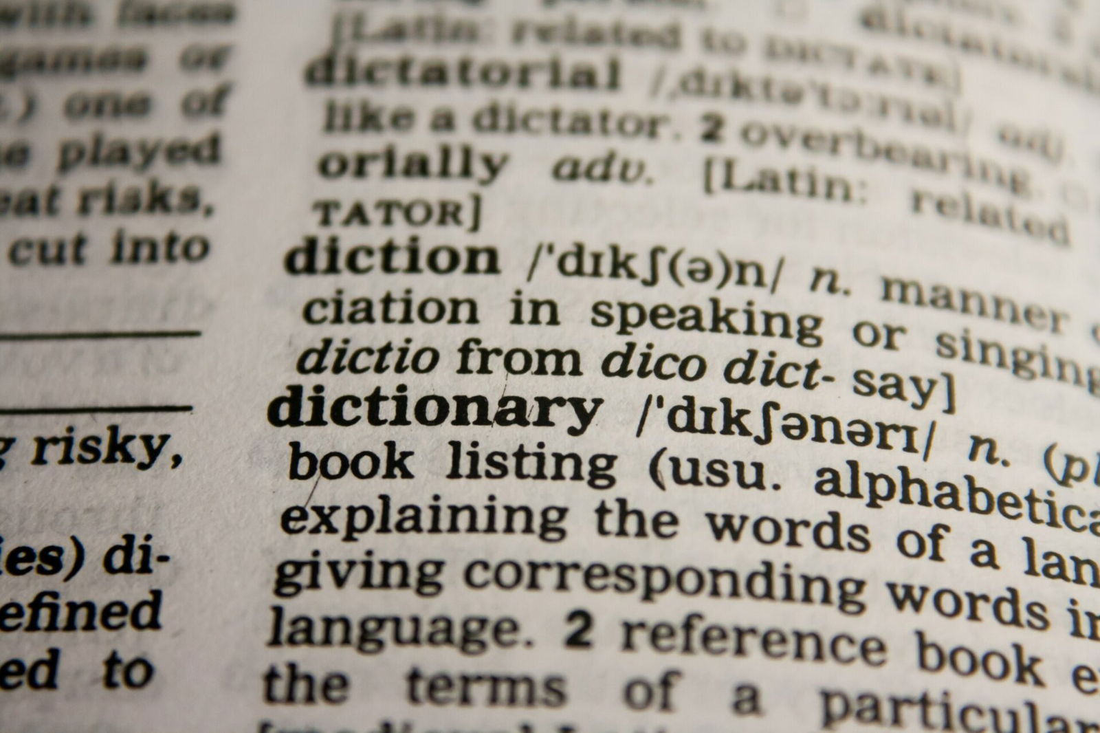 Dictionary, AAVE,