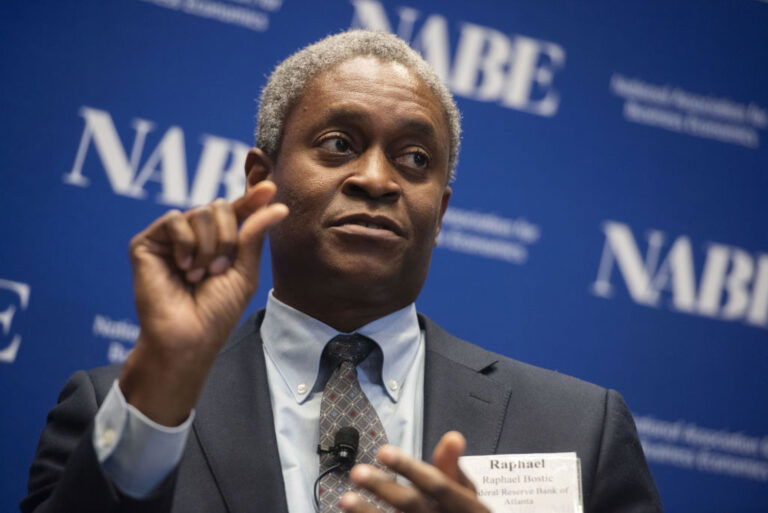 Raphael Bostic, Atlanta Fed chair, inflation