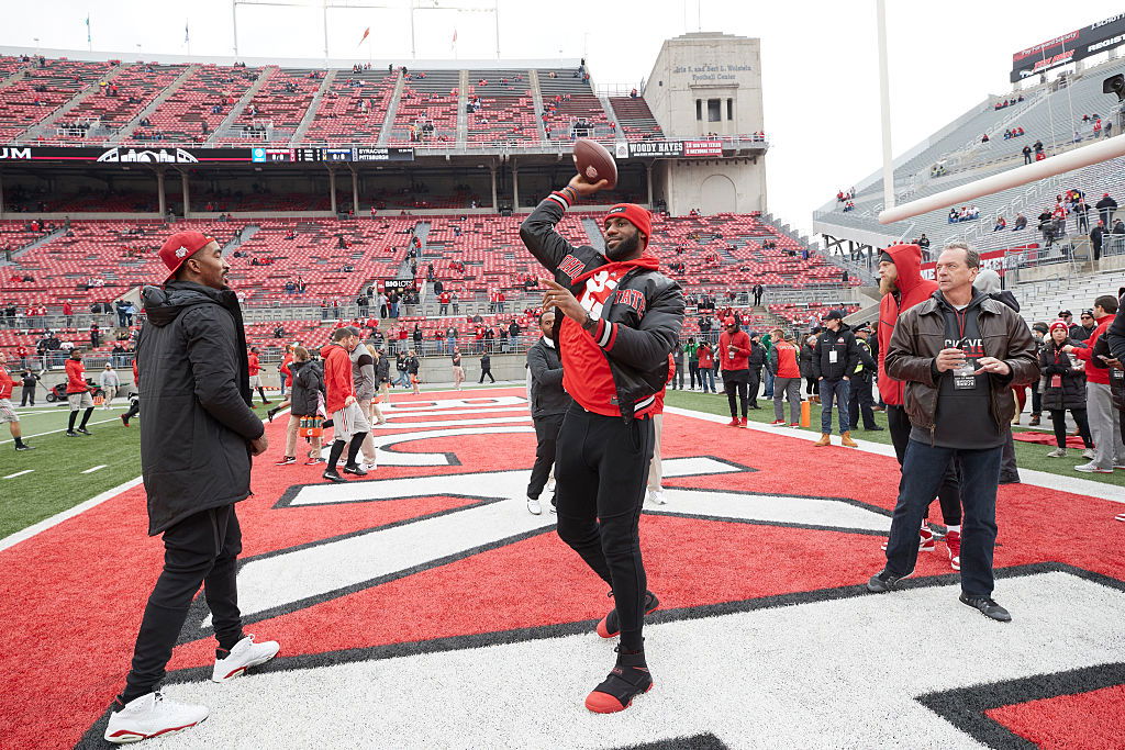 LeBron James, football