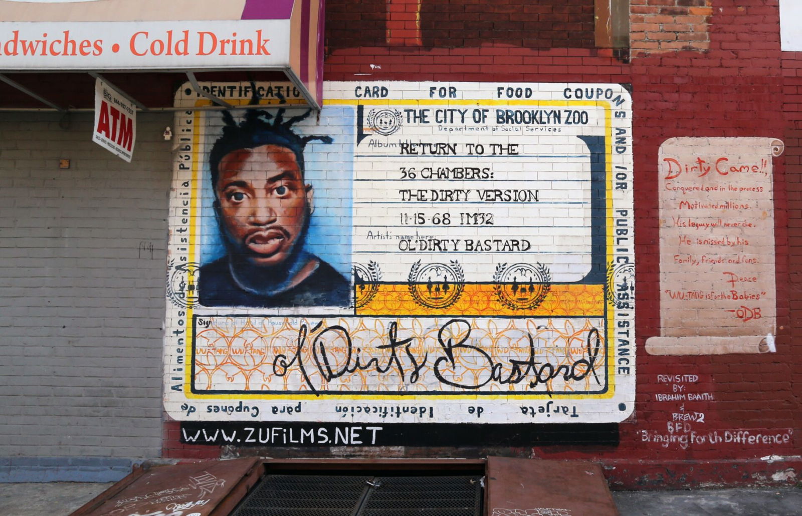 'Ol Dirty Bastard Mural, Rap album Cover