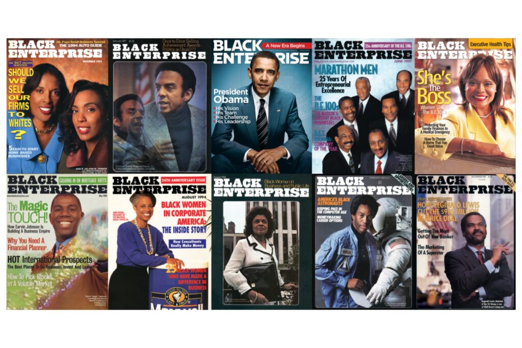 BLACK ENTERPRISE Covers Served Black History