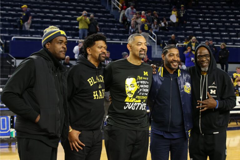 Fab Five, basketball, University of Michigan, Chris Webber, Jalen Rose, Ray Jackson, Juwan Howard