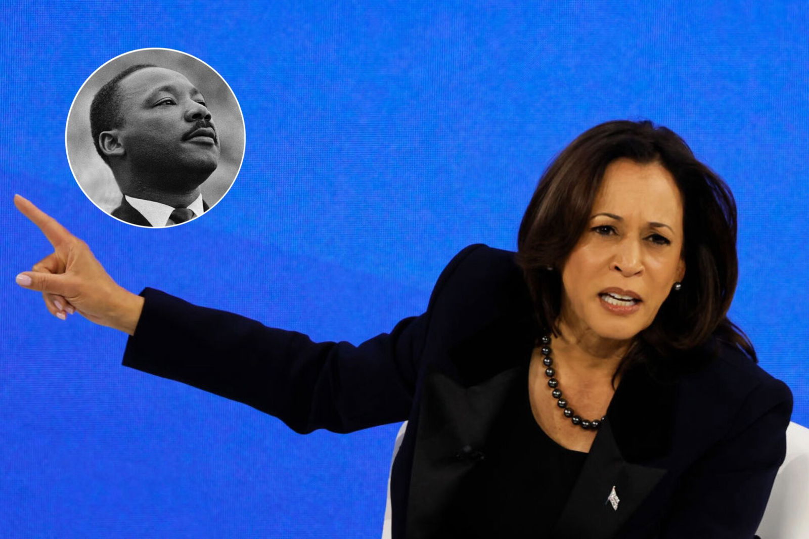 Kamala Harris, MLK, Martin Luther King Jr.