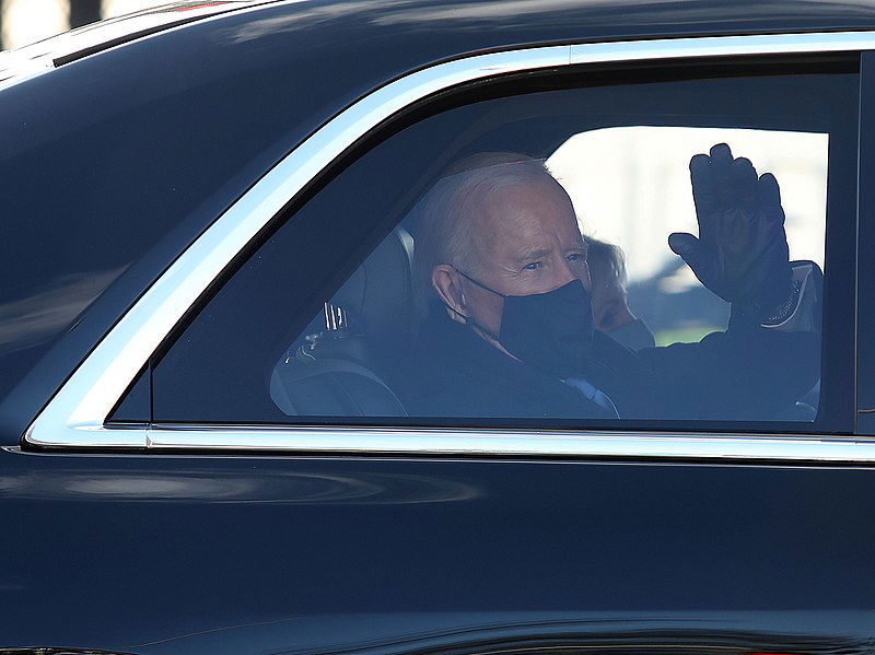 Biden motorcade, Detroit