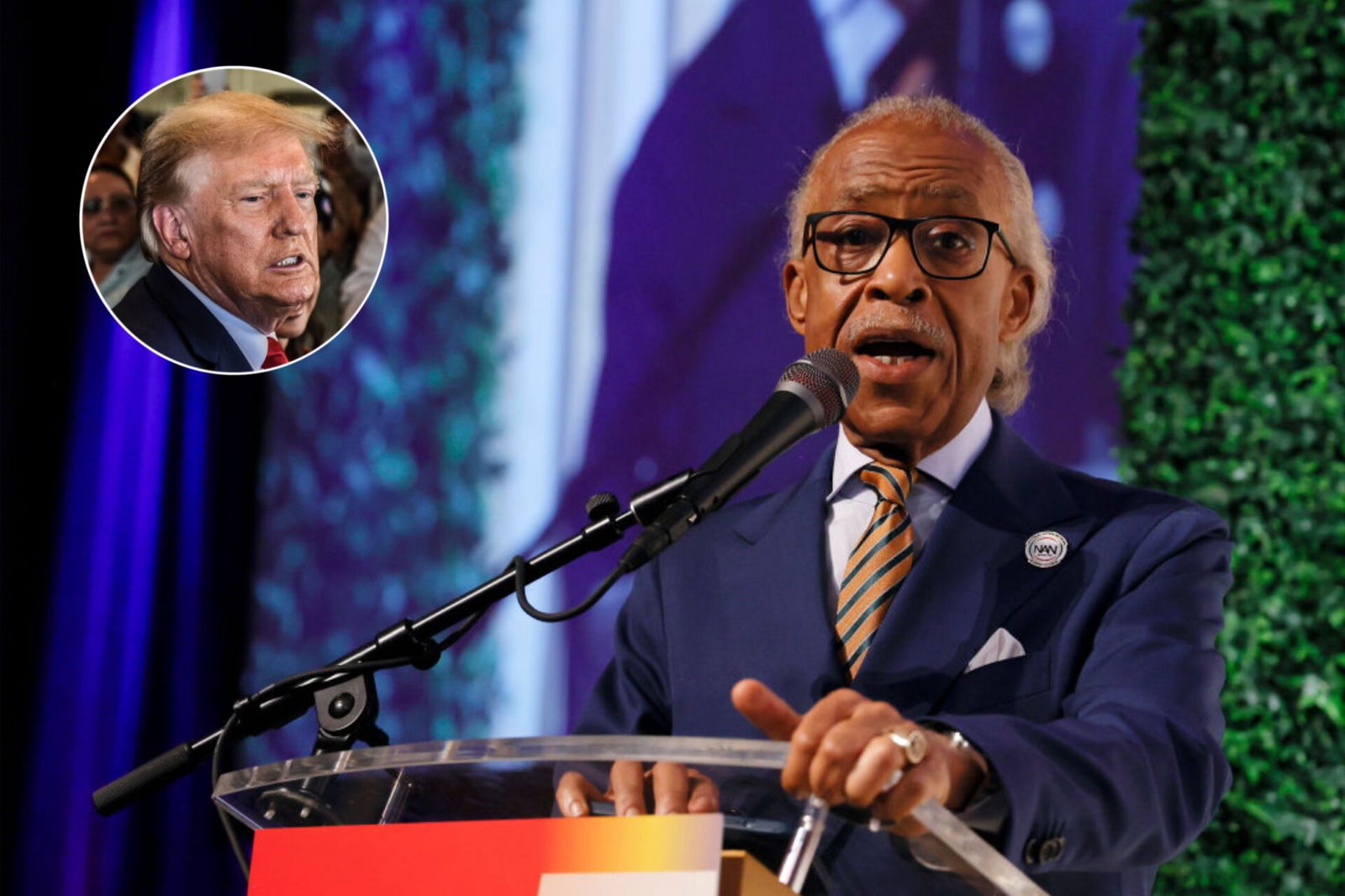 Al Sharpton, Donald Trump