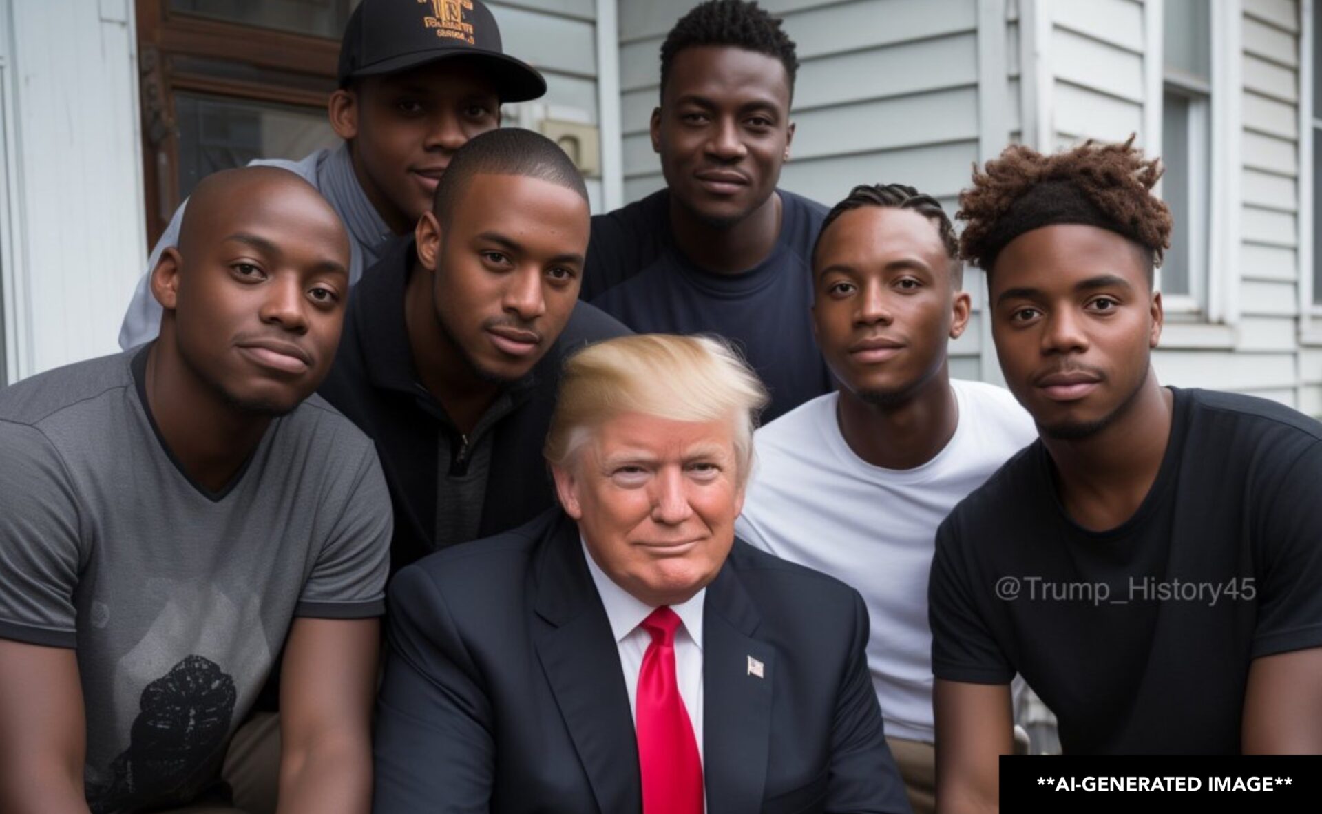 Black Trump Supporters. AI