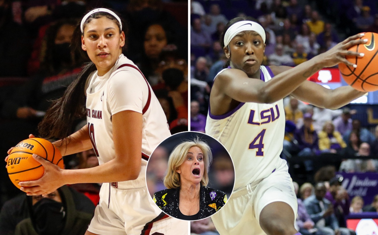 KIM MULKEY, coach, LSU, Cardoso, fight, basketball