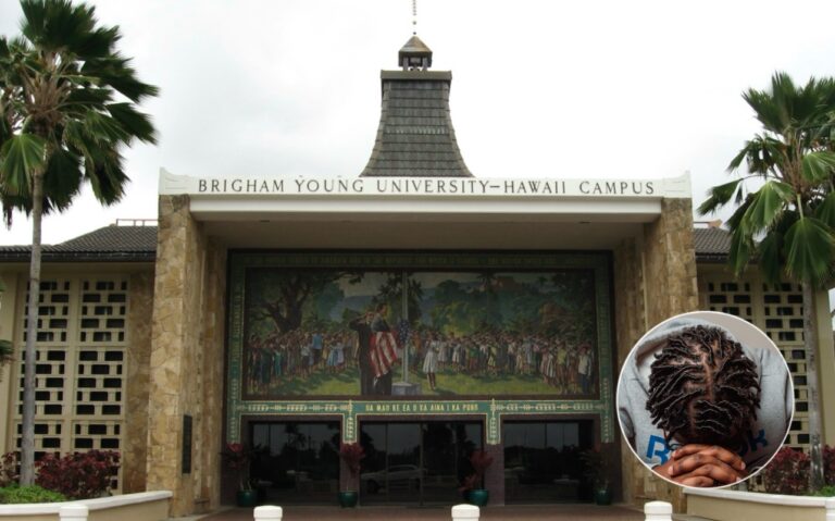 Black Student, Locs, Brigham Young University-Hawaii, Laie, Oahu, Hawaii