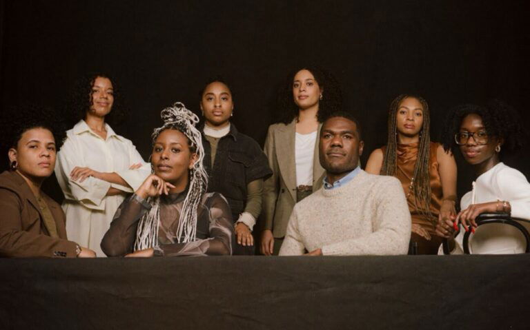 From Left to Right: Deja Belardo, Margarita Lila Rosa, Tsige Tafesse, Carla Forbes, Meredith Breech, Gee Wesley, Imani Williford, and Jenée-Daria Strand, Museum In Harlem