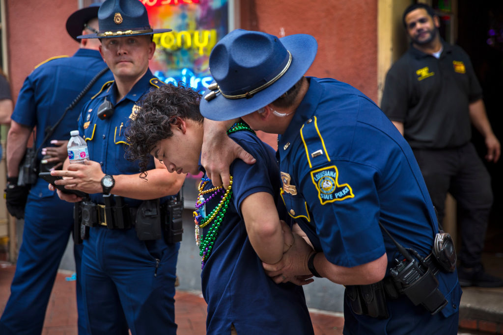 Police, New Orleans, Louisiana, Mardi Gras
