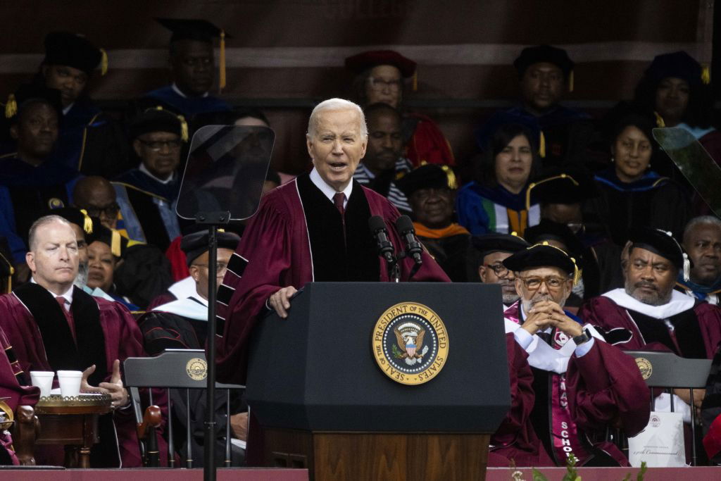 Morehouse, Biden, Gaza, election, water, Georgia, graduation