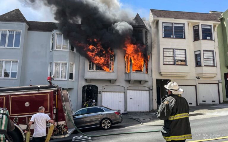 San Francisco Fire Department, Black dog walker