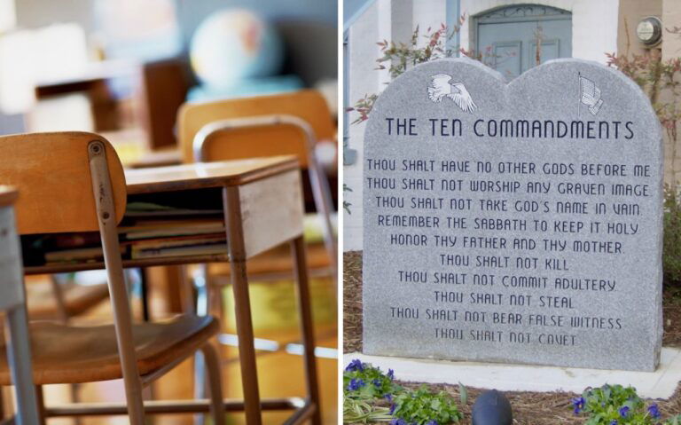 ACLU, Louisiana, Public Classrooms, Ten Commandments