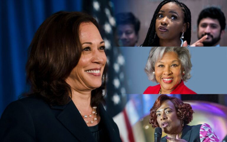 Kamala Harris, Bernice A. King, Jasmine Crockett, Joyce Beatty