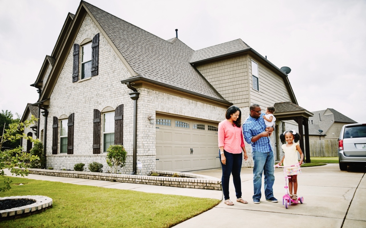Home, Black family, House, Real estate