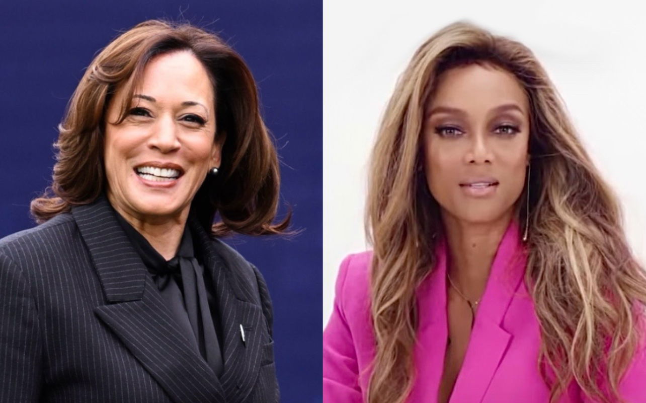 Kamala Harris, Tyra Banks, Ice Cream Pop-Up