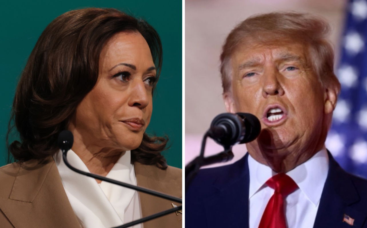 Kamala Harris, Trump