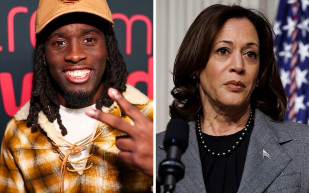 Kai Cenat Claims Kamala Harris And Secret Service Stay Calling