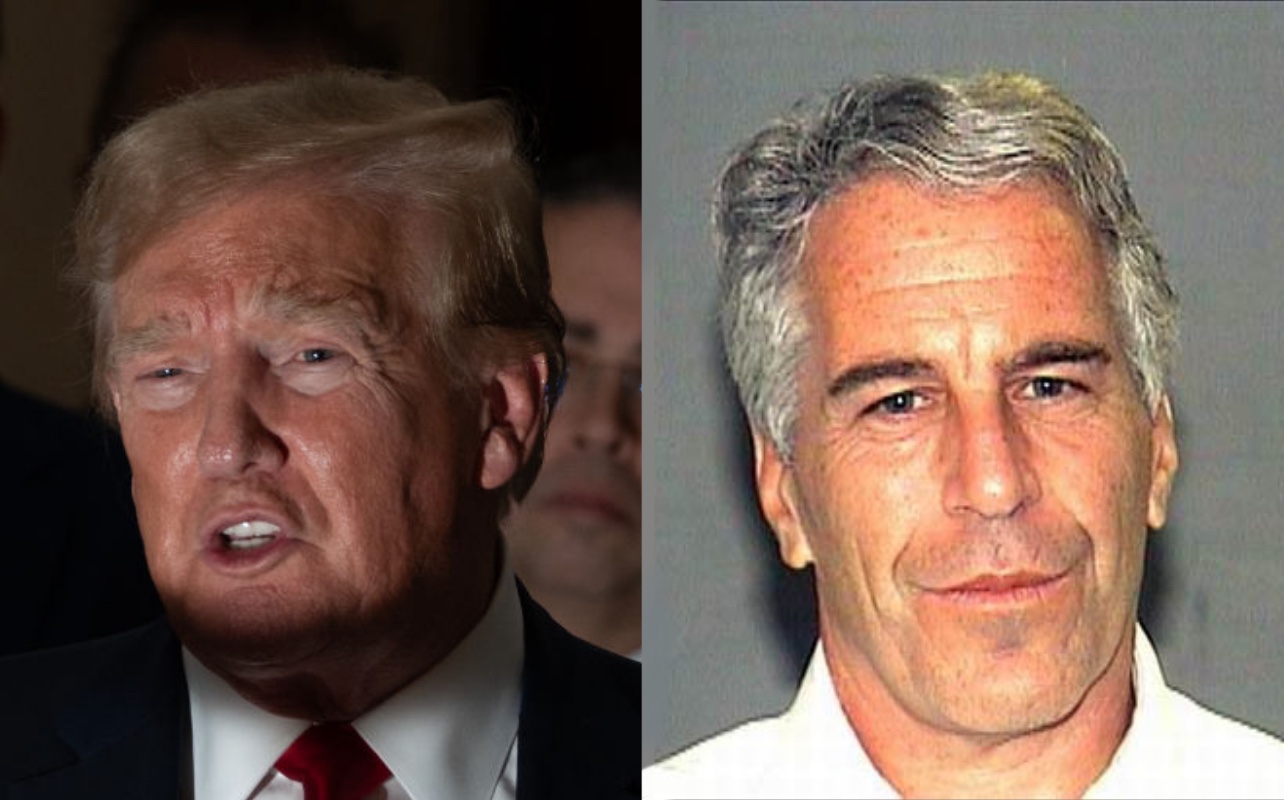 Trump, Jeffrey Epstein, Donald, airplane, plane, aircraft