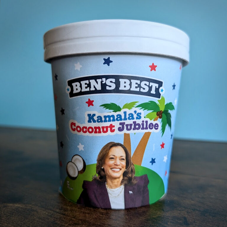 Ben & Jerry's, ice cream, Kamala Harris, Coconut Justice, MoveOn