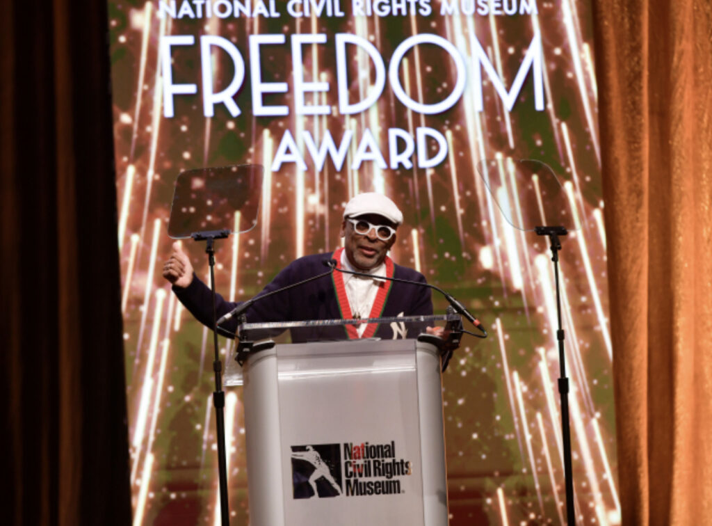 National civil rights museum, Freedom Award, Spike Lee Courtesy of the National Civil Rights Museum/Brandon Dill