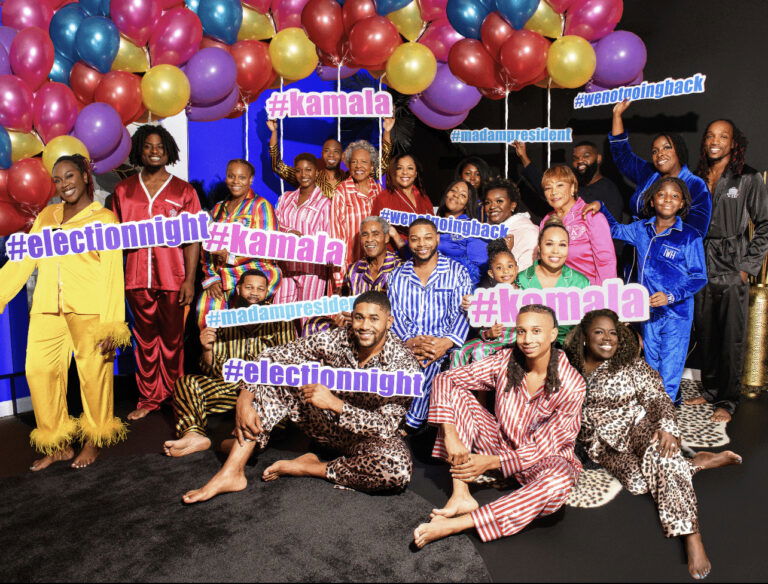 The big pajama party, Kamala harris