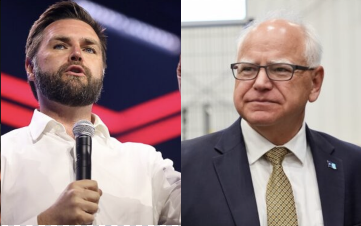 JD Vance, Tim Walz