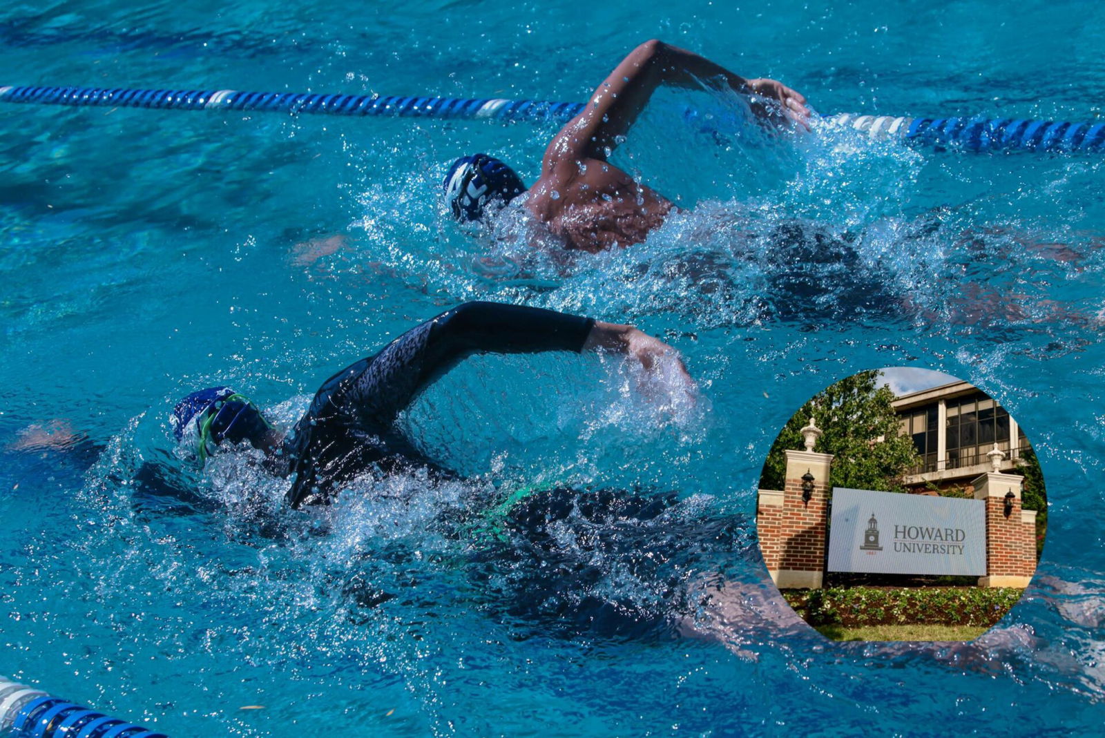 Howard university swimmers