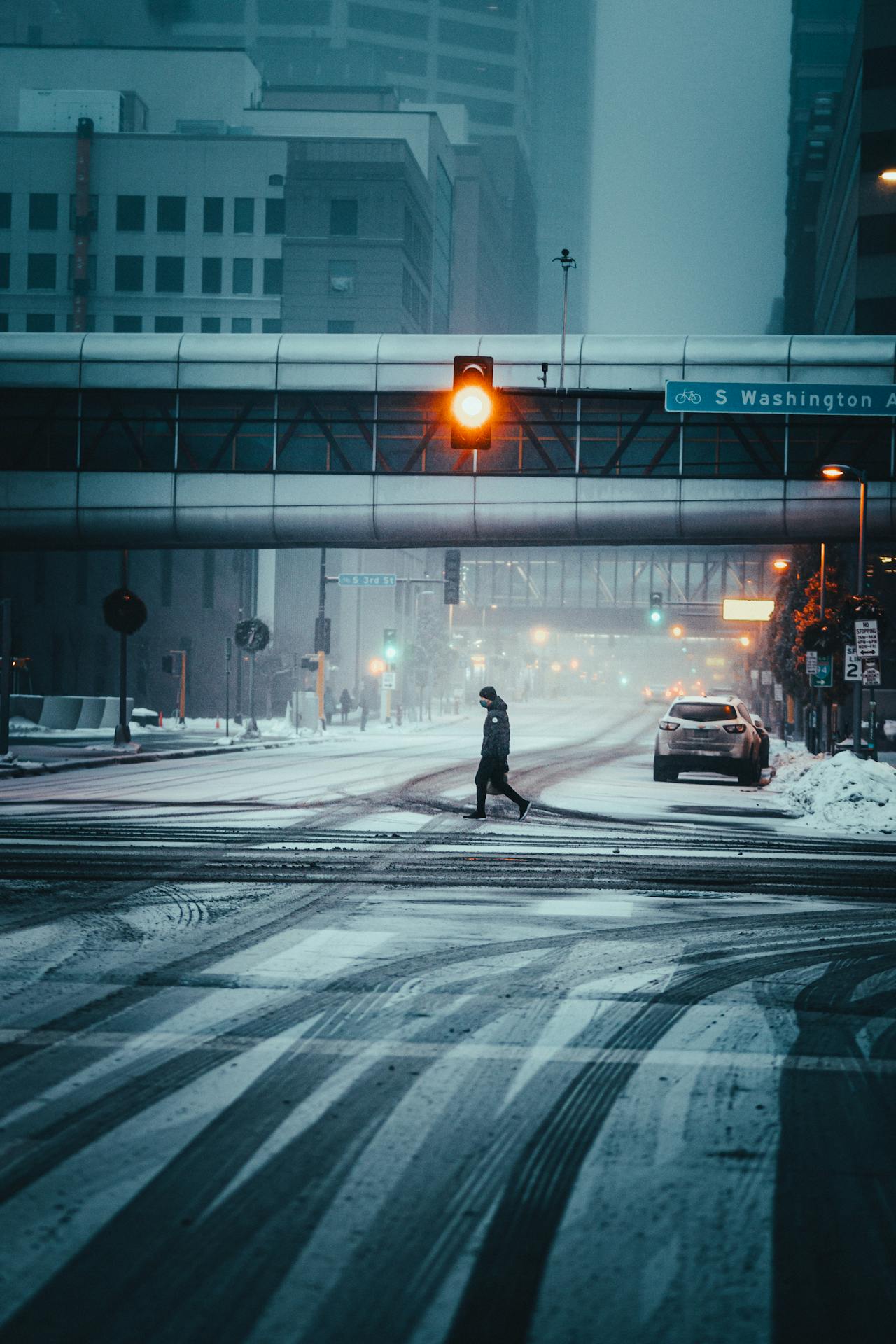 Snow, Detroit, mother, cold, children